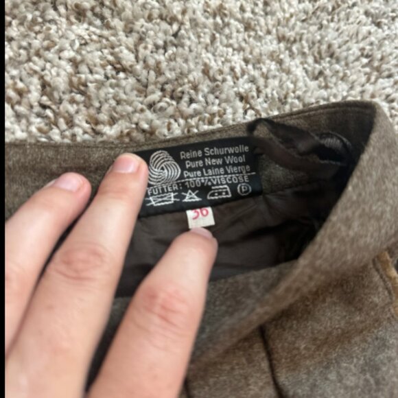 Vintage wool skirt - Picture 4 of 6